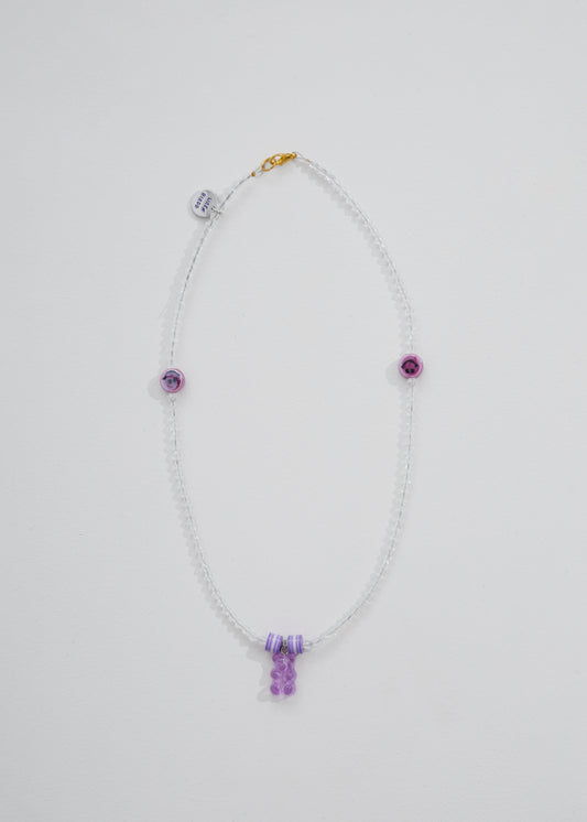 Happy Lilac Gummy Necklace