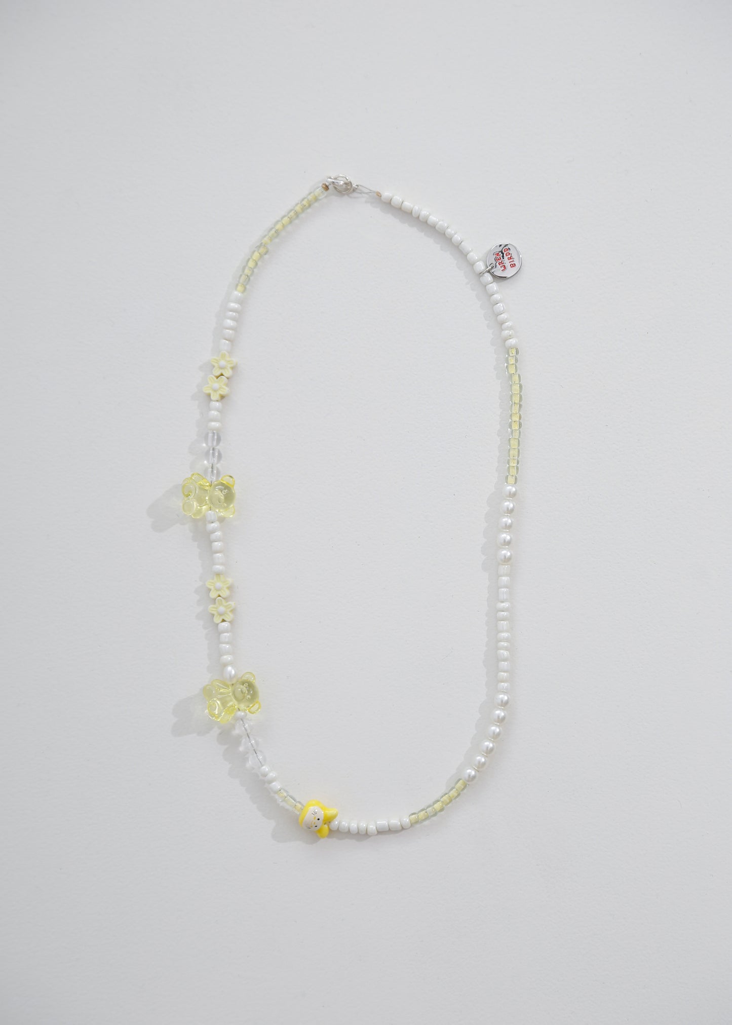 Yellow Teddy Flower Necklace