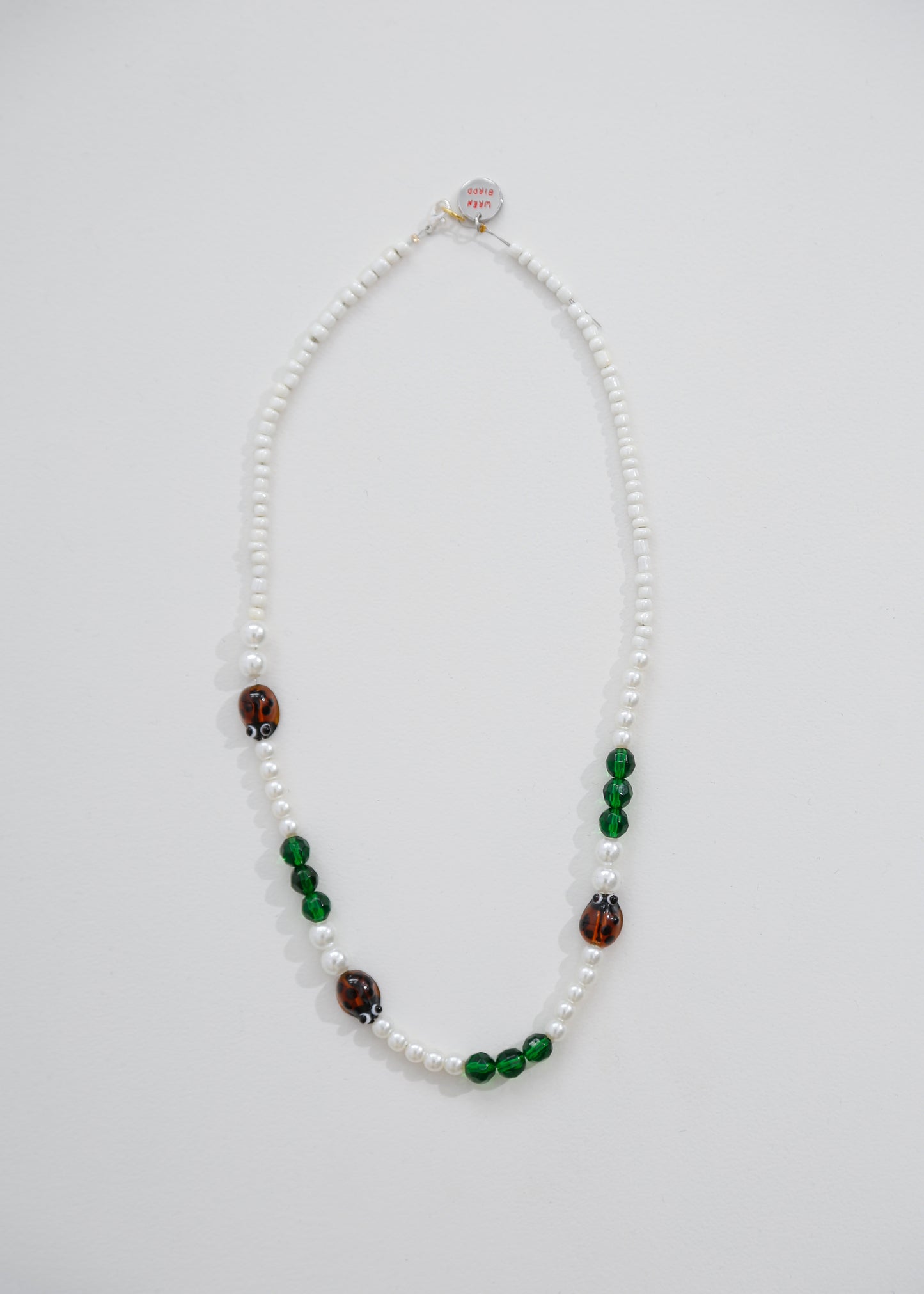 Emerald Ladybird Necklace