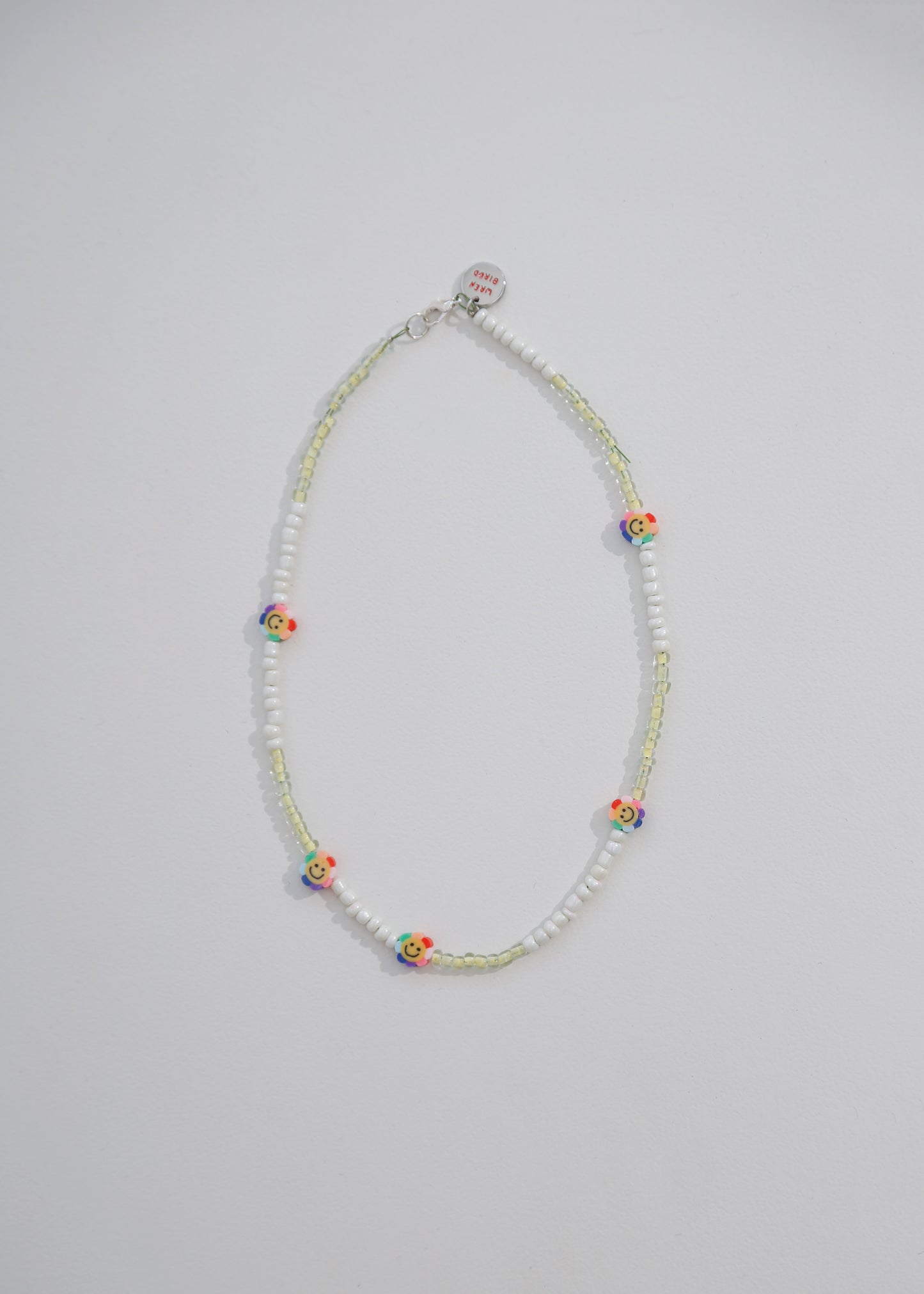 Rainbow Smiley  Necklace