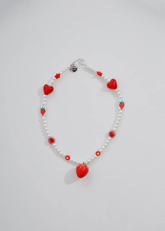 Strawberry Heart Necklace