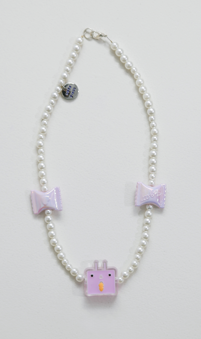 Purple Pearly Necklace