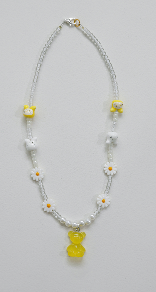 Yellow Daisy Necklace